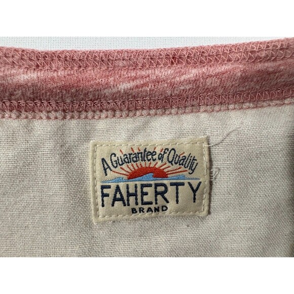 Faherty Red Short Sleeve Tee - Picture 7 of 11